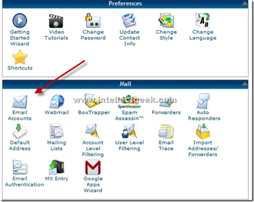 Own Hosting Email Accounts