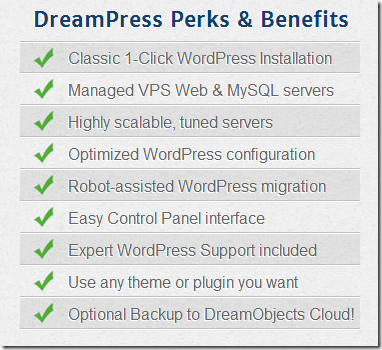 Dreampress Features